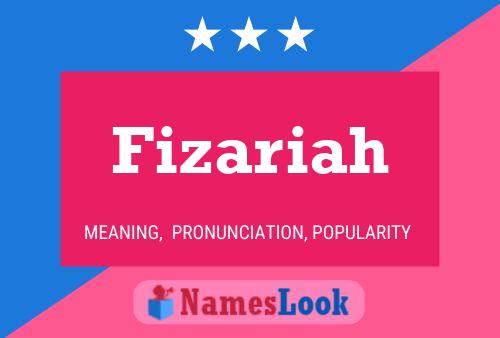 ملصق اسم Fizariah