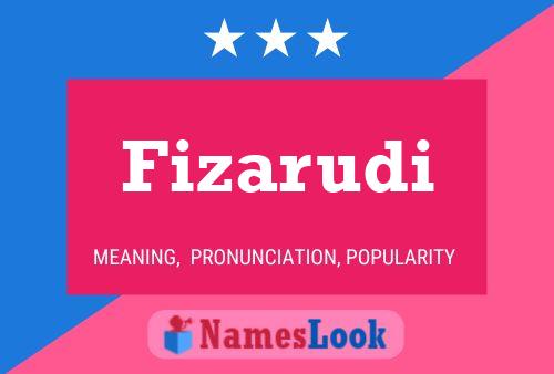 ملصق اسم Fizarudi