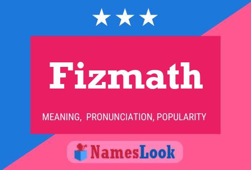 ملصق اسم Fizmath