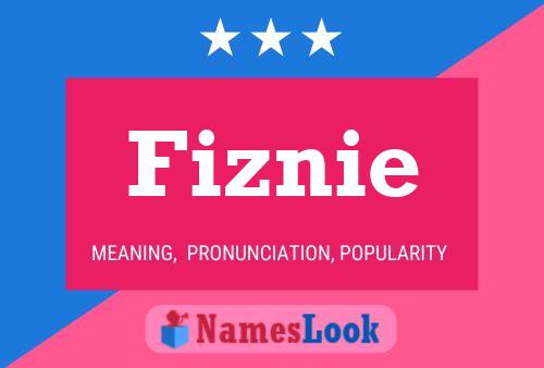 ملصق اسم Fiznie