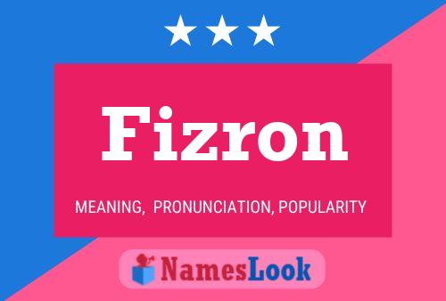 ملصق اسم Fizron