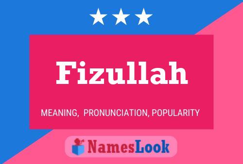 ملصق اسم Fizullah