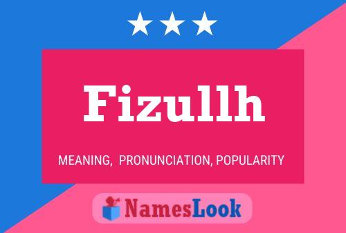 ملصق اسم Fizullh