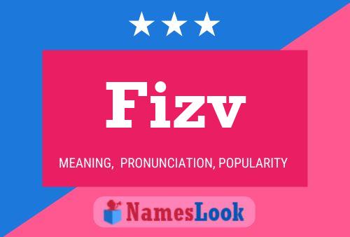 ملصق اسم Fizv