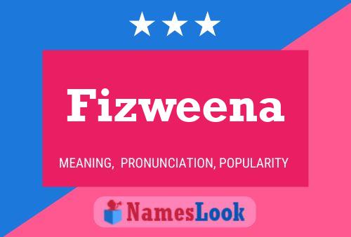 ملصق اسم Fizweena