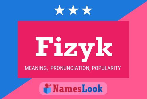 ملصق اسم Fizyk