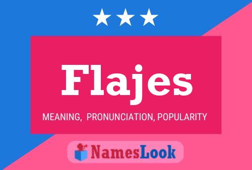 ملصق اسم Flajes