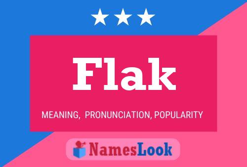 ملصق اسم Flak