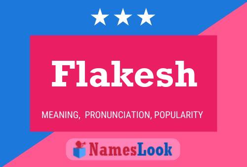 ملصق اسم Flakesh