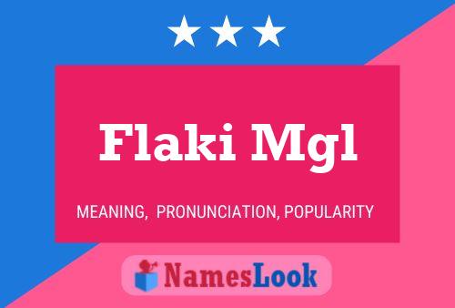 ملصق اسم Flaki Mgl