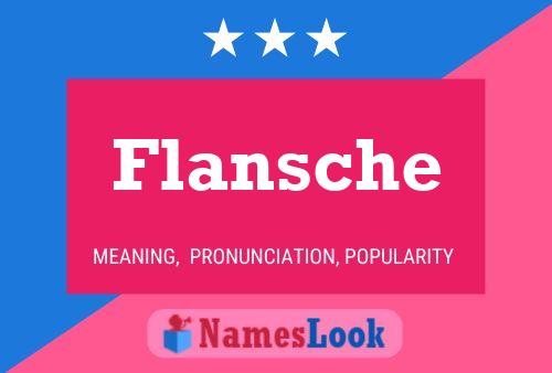 ملصق اسم Flansche