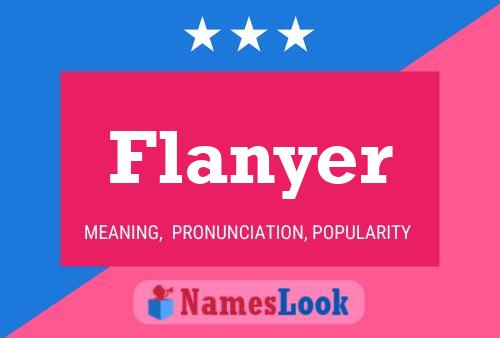 ملصق اسم Flanyer