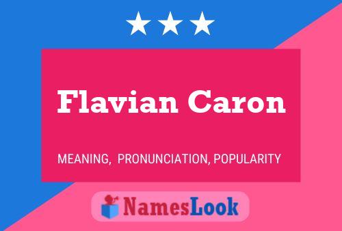 ملصق اسم Flavian Caron