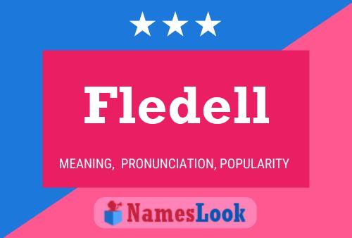 ملصق اسم Fledell