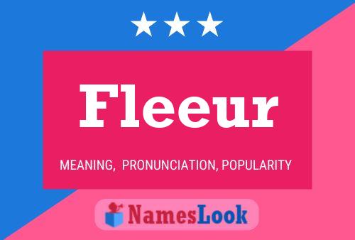 ملصق اسم Fleeur