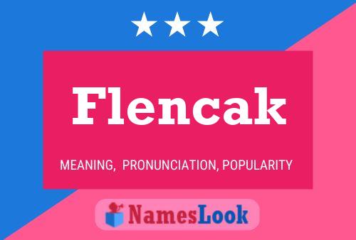 ملصق اسم Flencak