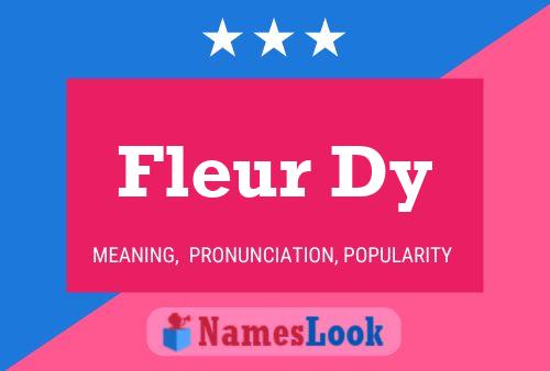 ملصق اسم Fleur Dy