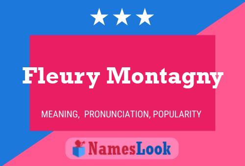 ملصق اسم Fleury Montagny