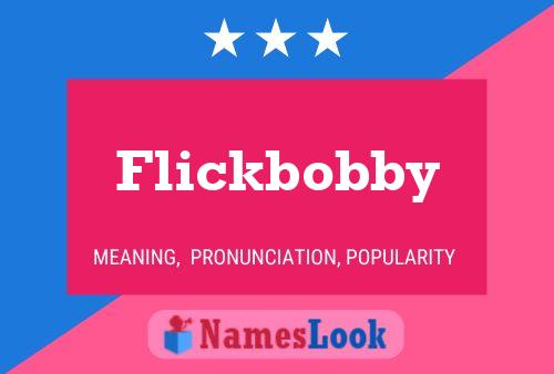 ملصق اسم Flickbobby