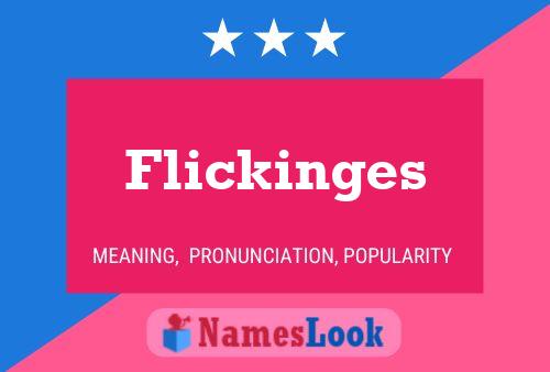 ملصق اسم Flickinges