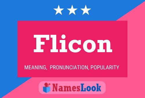 ملصق اسم Flicon