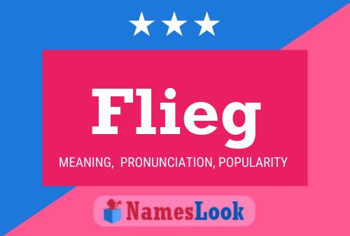 ملصق اسم Flieg