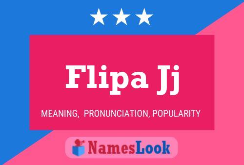 ملصق اسم Flipa Jj