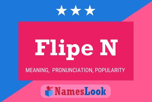 ملصق اسم Flipe N