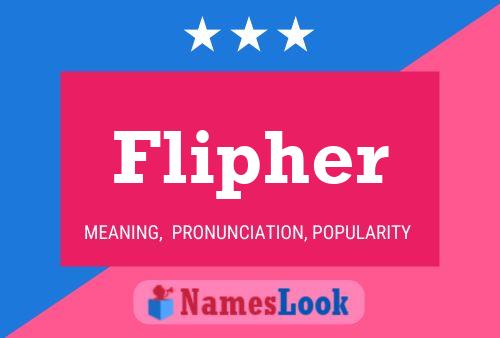 ملصق اسم Flipher