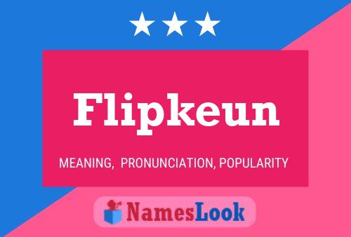 ملصق اسم Flipkeun