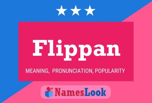 ملصق اسم Flippan