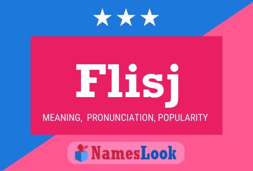 ملصق اسم Flisj