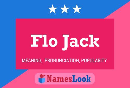 ملصق اسم Flo Jack