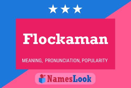 ملصق اسم Flockaman