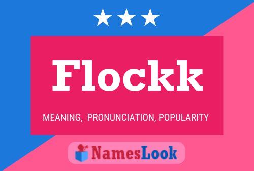 ملصق اسم Flockk