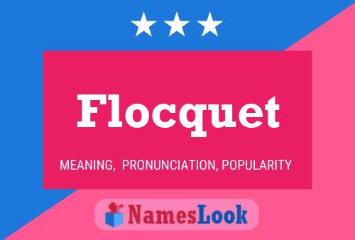 ملصق اسم Flocquet