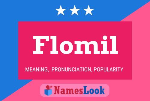 ملصق اسم Flomil