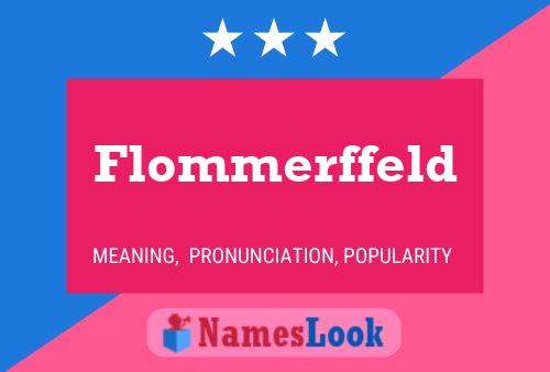 ملصق اسم Flommerffeld