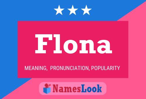 ملصق اسم Flona