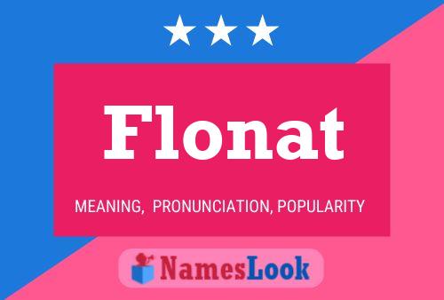 ملصق اسم Flonat