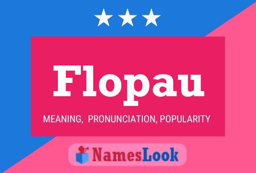 ملصق اسم Flopau