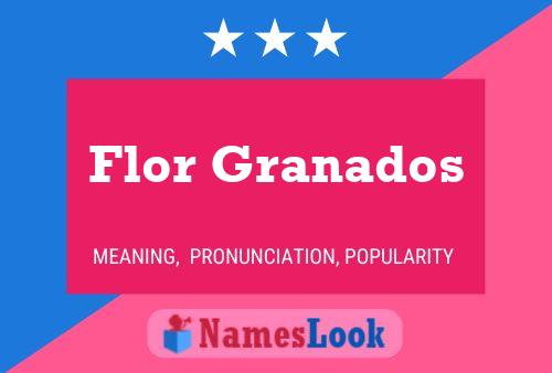 ملصق اسم Flor Granados