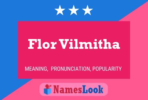 ملصق اسم Flor Vilmitha