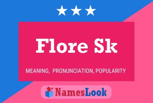 ملصق اسم Flore Sk