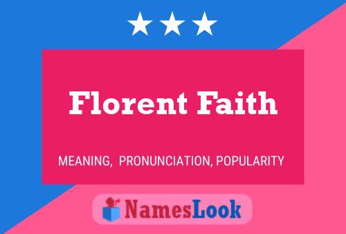 ملصق اسم Florent Faith