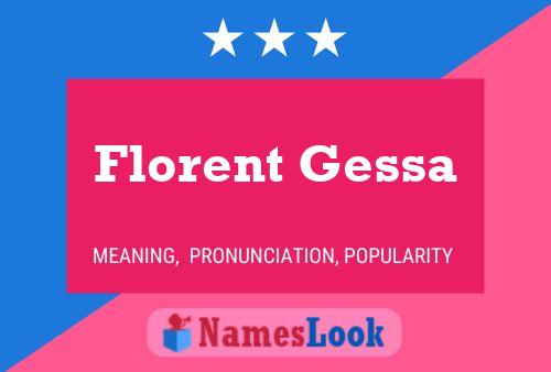 ملصق اسم Florent Gessa