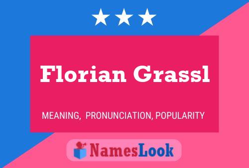 ملصق اسم Florian Grassl