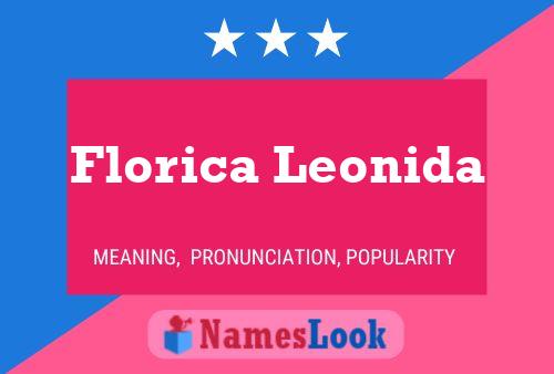 ملصق اسم Florica Leonida