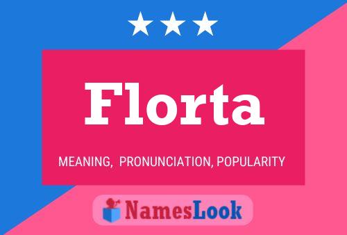 ملصق اسم Florta