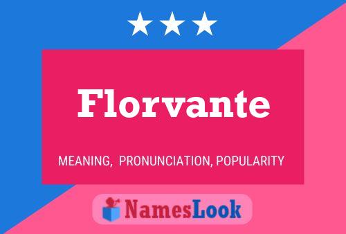 ملصق اسم Florvante